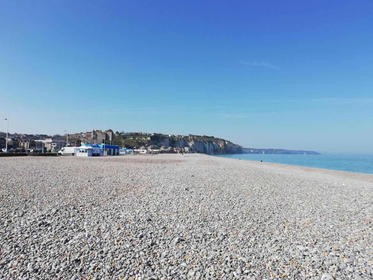 La Mouette Rieuse Lägenhet Dieppe Exteriör bild